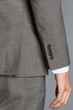 Charles Tyrwhitt Slim Fit Sharkskin Business Suit Jacket -Fashion Men Shop P99386s3