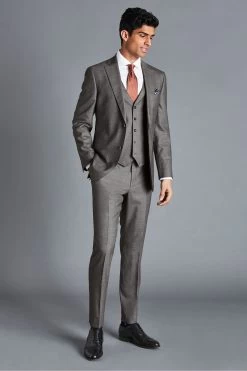 Charles Tyrwhitt Slim Fit Sharkskin Business Suit Jacket -Fashion Men Shop P99386s5