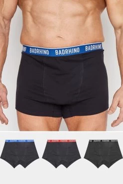 BadRhino Big & Tall 3 Pack Waistband Boxers