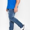 BadRhino Big & Tall Ripped Stretch Jeans