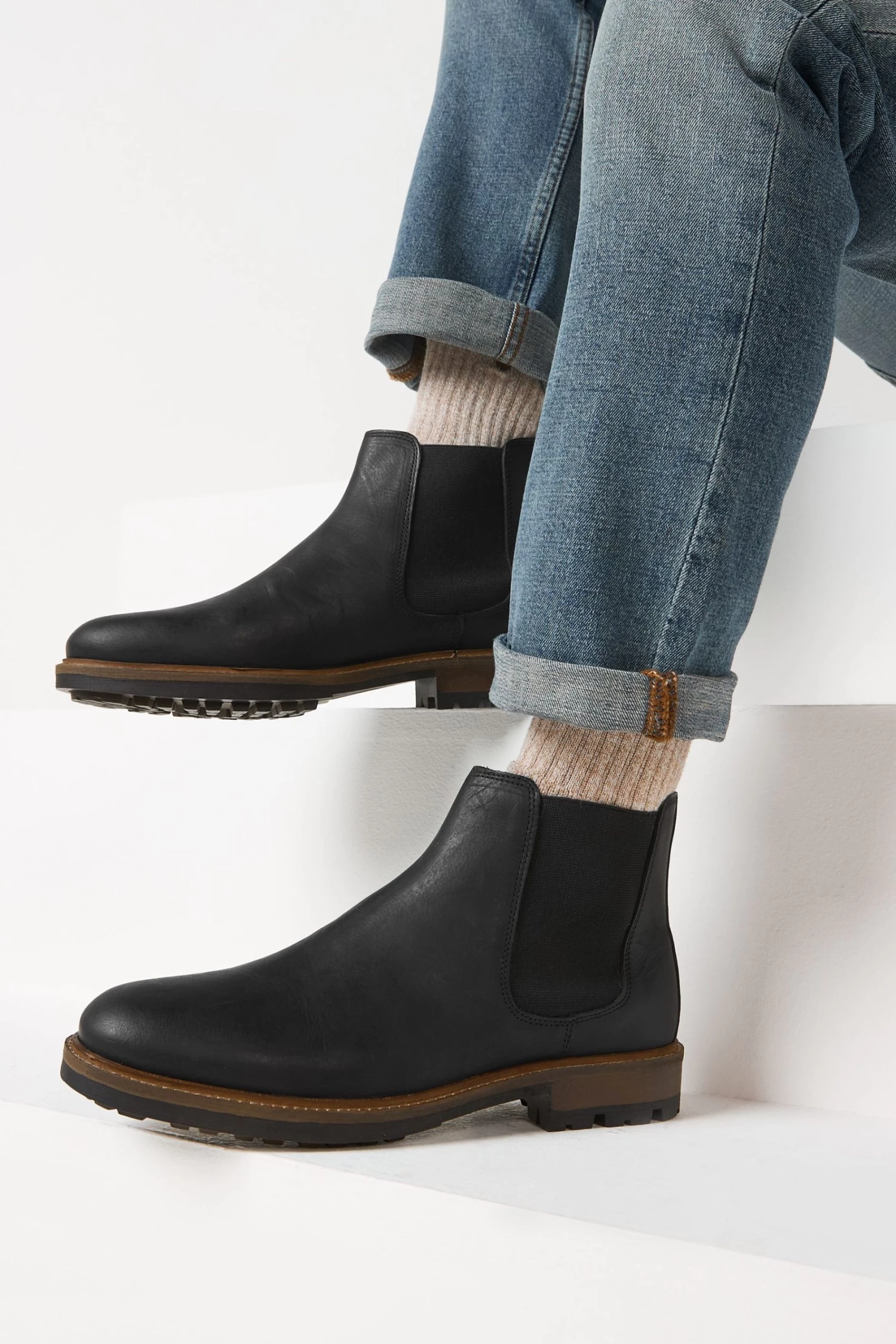 Next Black Leather Chelsea Boots 3 Next Black Leather Chelsea Boots