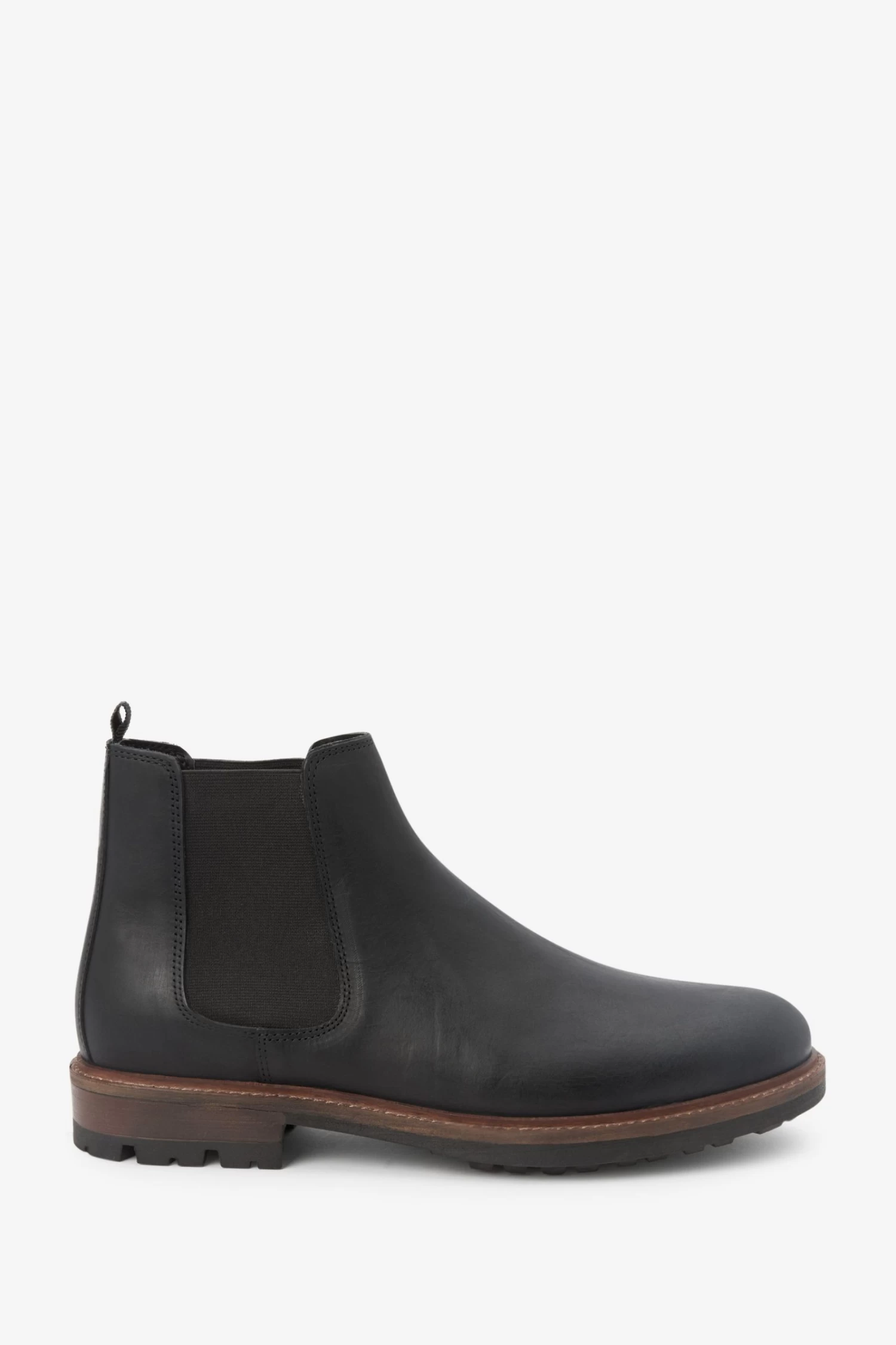 Next Black Leather Chelsea Boots 6 Next Black Leather Chelsea Boots - Image 4