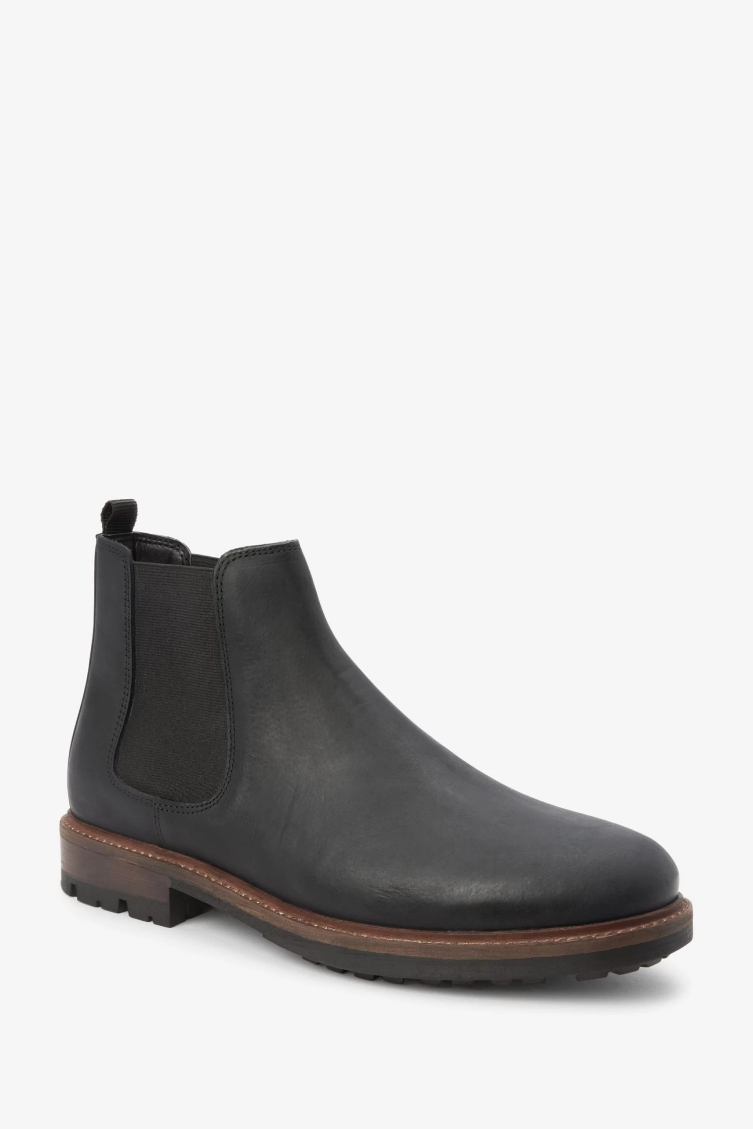 Next Black Leather Chelsea Boots 7 Next Black Leather Chelsea Boots - Image 5