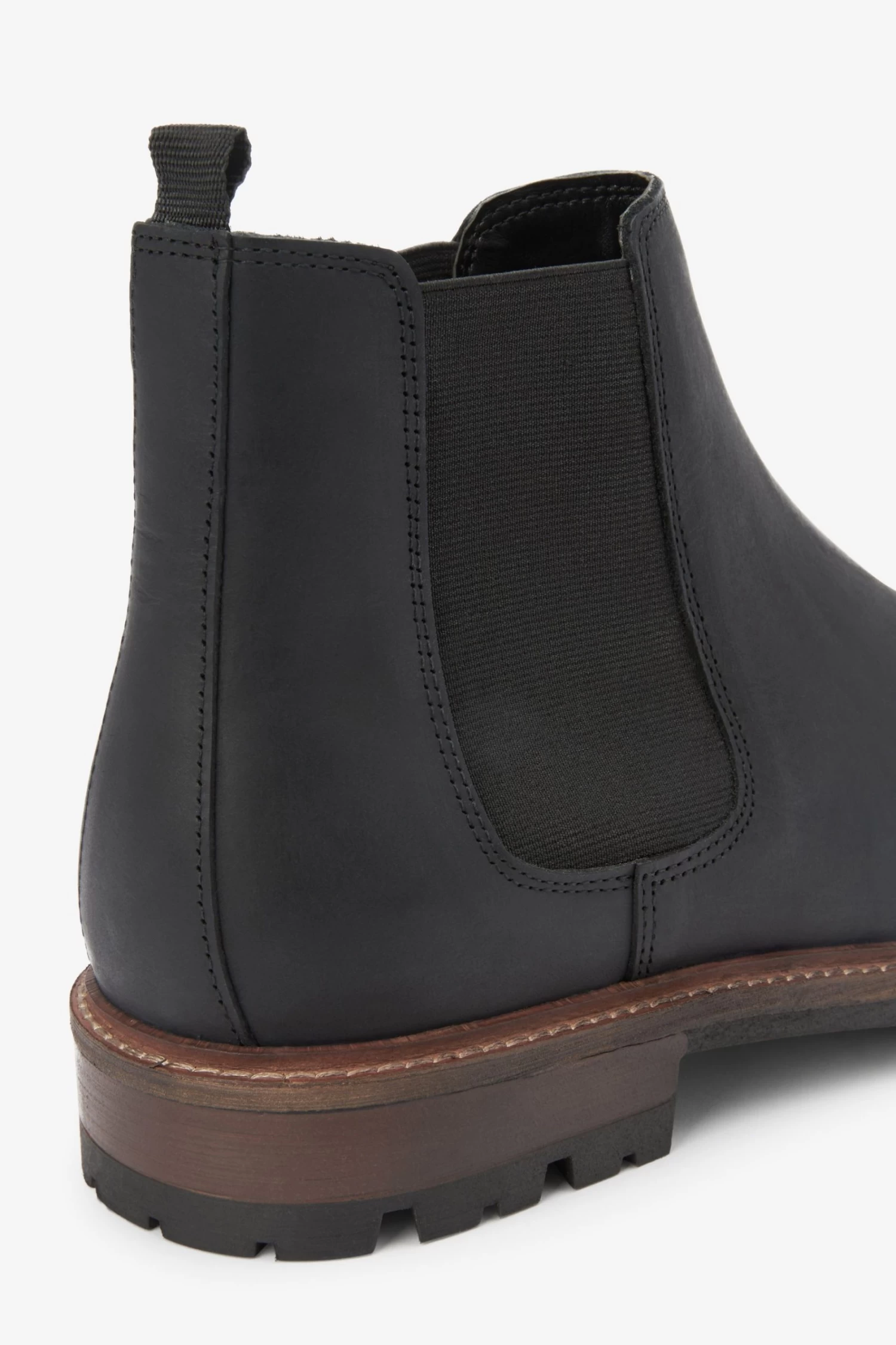 Next Black Leather Chelsea Boots 8 Next Black Leather Chelsea Boots - Image 6