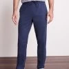 Next Navy Blue Drawstring Stretch Formal Trousers -Fashion Men Shop T07 793s
