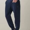 Crew Clothing Company Blue Crossed Oars Joggers -Fashion Men Shop T07358s