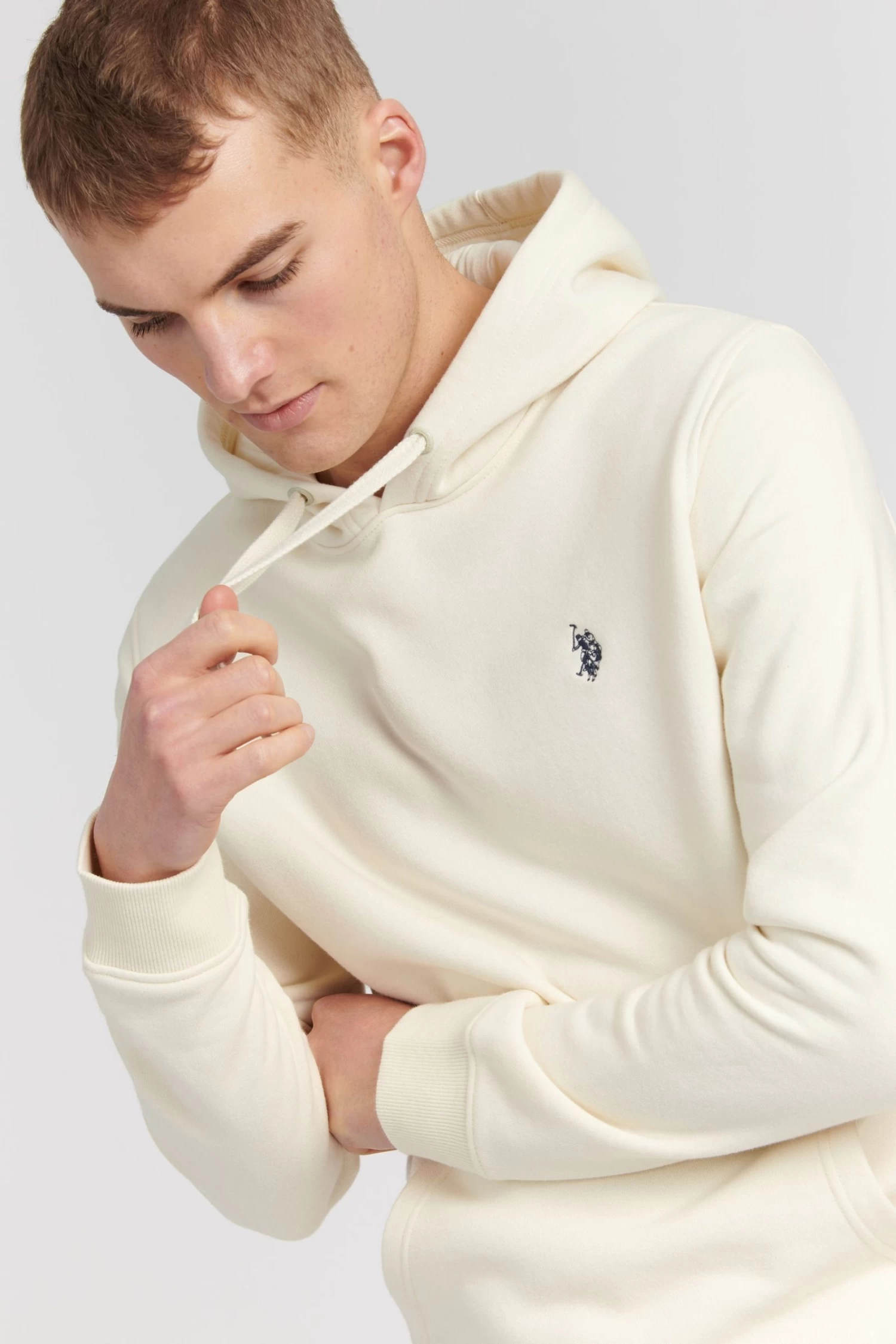 U.S. Polo Assn. Marshmallow Classic Overhead Hoodie 6 U.S. Polo Assn. Marshmallow Classic Overhead Hoodie - Image 4
