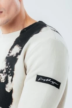 Hype. Bleach Dye Sweatshirt -Fashion Men Shop T26537s4