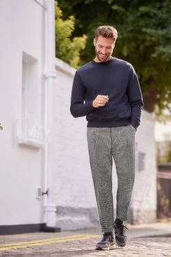 Next Relaxed Tapered Nova Fides Formal Trousers 12 Next Relaxed Tapered Nova Fides Formal Trousers -Fashion Men Shop T44 602s2