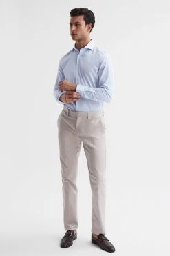 Reiss Storm Cotton Twill Slim Fit Shirt 9 Reiss Storm Cotton Twill Slim Fit Shirt -Fashion Men Shop T44 949s3