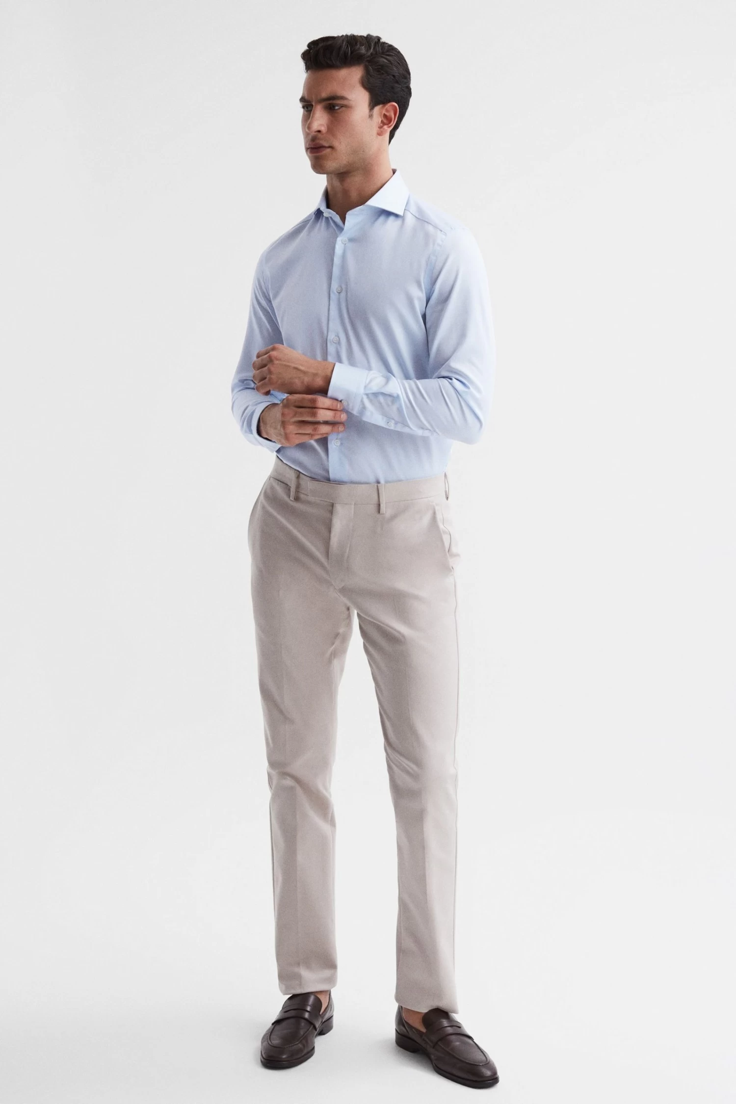 Reiss Storm Cotton Twill Slim Fit Shirt 5 Reiss Storm Cotton Twill Slim Fit Shirt - Image 3