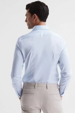 Reiss Storm Cotton Twill Slim Fit Shirt 11 Reiss Storm Cotton Twill Slim Fit Shirt -Fashion Men Shop T44 949s5