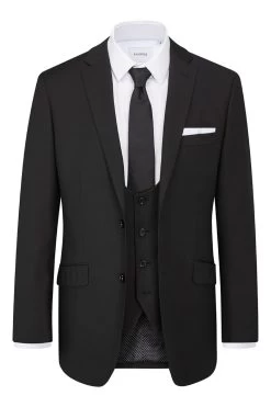 Skopes Milan Black Slim Fit Suit: Jacket -Fashion Men Shop T51 936s4