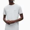 AllSaints Blue Tonic Shortsleeves Crew T-Shirt -Fashion Men Shop T54106s