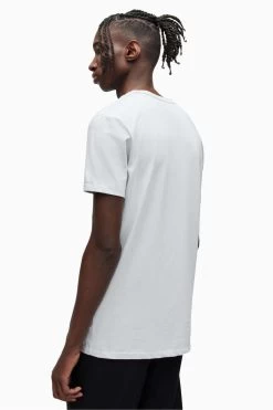 AllSaints Blue Tonic Shortsleeves Crew T-Shirt -Fashion Men Shop T54106s2