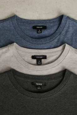 Reiss Bless 3 Pack Crew Neck T-Shirts 13 Reiss Bless 3 Pack Crew Neck T-Shirts -Fashion Men Shop T55098s5