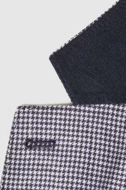 Reiss Squad Linen Single Breasted Dogtooth Blazer 12 Reiss Squad Linen Single Breasted Dogtooth Blazer -Fashion Men Shop T55244s5