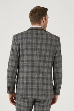 Skopes Tatton Grey Tailored Fit Suit: Jacket -Fashion Men Shop T58 243s2