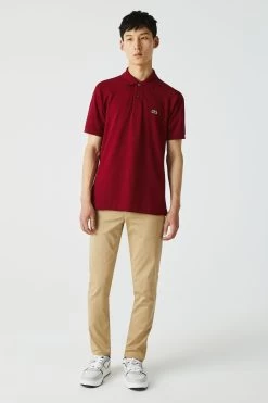 Lacoste Burgundy Red Polo