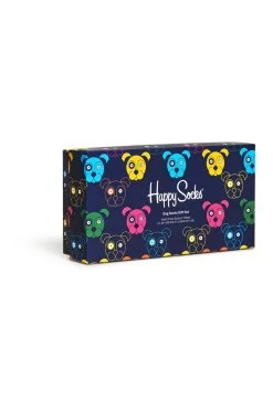 Happy Socks Blue Mixed Dog Socks Gift Set 3 Pack