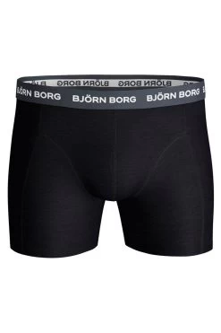 Bjorn Borg Cotton Stretch Black Boxer 3 Pack -Fashion Men Shop T61618s5