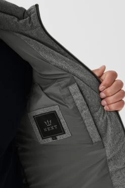 Next Wool Look Padded Puffer Gilet -Fashion Men Shop T62 376s6