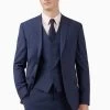 Ted Baker Premium Blue Panama Slim Suit Jacket