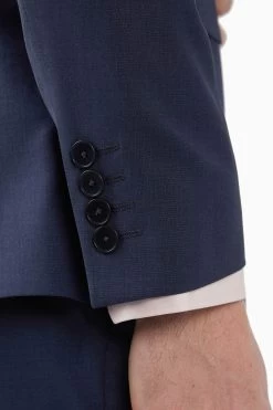 Ted Baker Premium Blue Panama Slim Suit Jacket -Fashion Men Shop T62 397s6