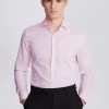 MOSS Slim Fit Dobby Stretch Shirt -Fashion Men Shop T64271s