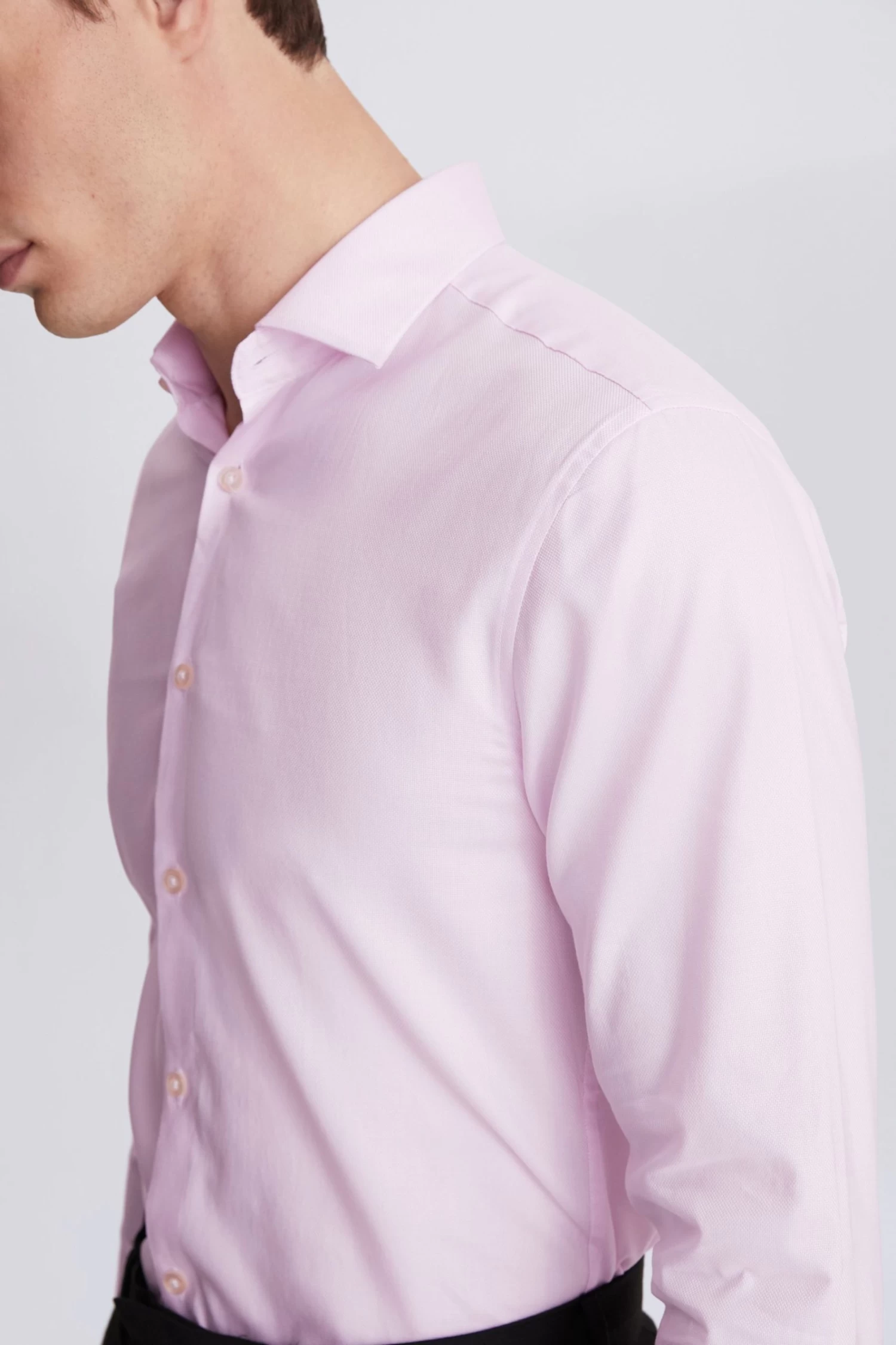 MOSS Slim Fit Dobby Stretch Shirt 4 MOSS Slim Fit Dobby Stretch Shirt - Image 2