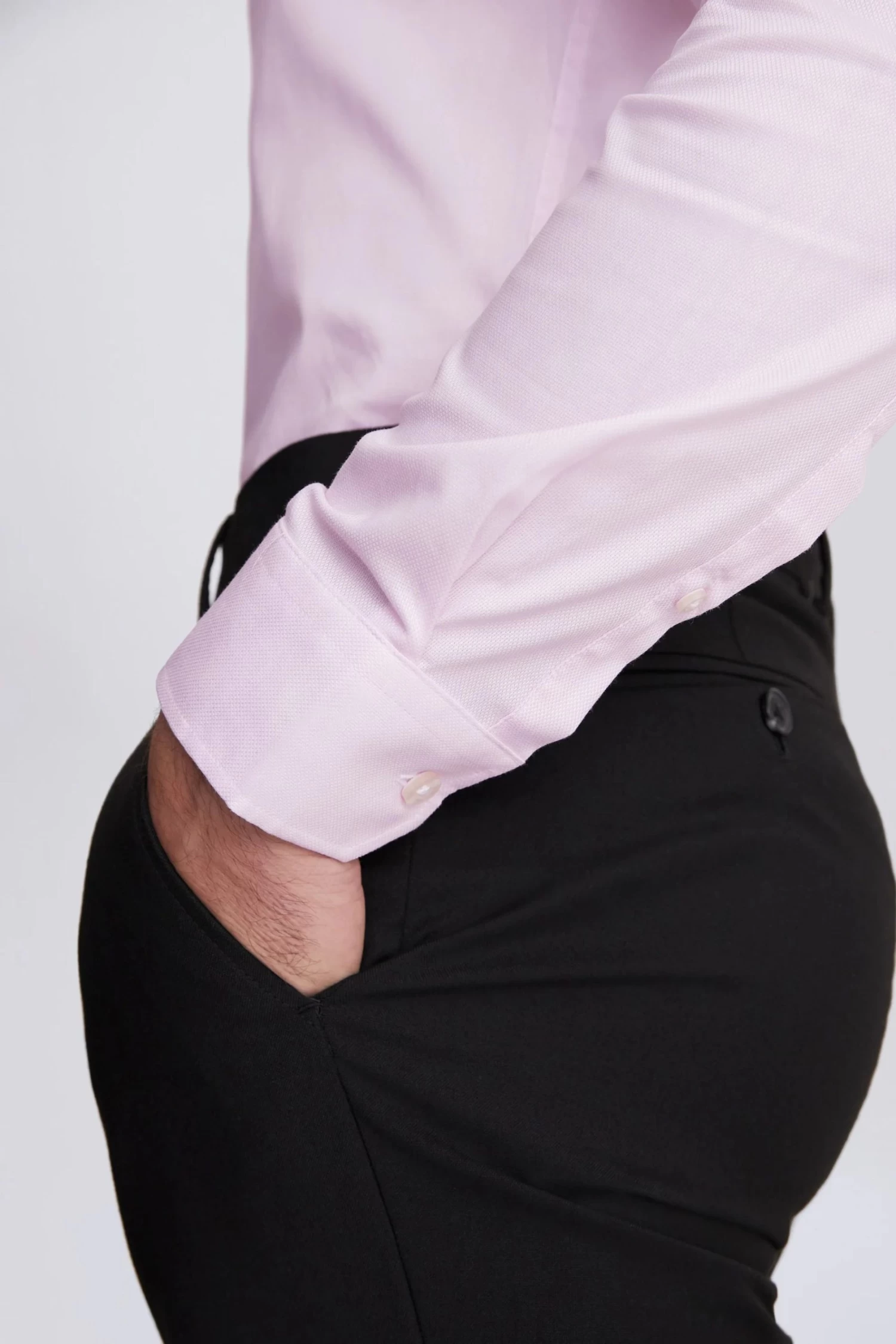 MOSS Slim Fit Dobby Stretch Shirt 5 MOSS Slim Fit Dobby Stretch Shirt - Image 3