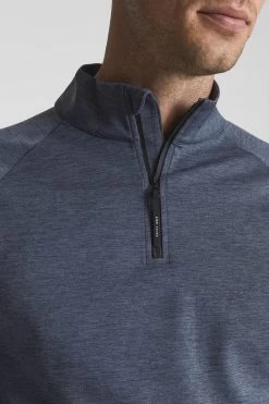 Reiss Leo Half Zip Funnel Neck Slim Fit Top -Fashion Men Shop T65270s4