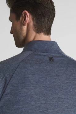 Reiss Leo Half Zip Funnel Neck Slim Fit Top -Fashion Men Shop T65270s6