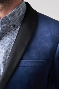 Next Slim Fit Velvet Blazer 16 Next Slim Fit Velvet Blazer -Fashion Men Shop T69 467s5