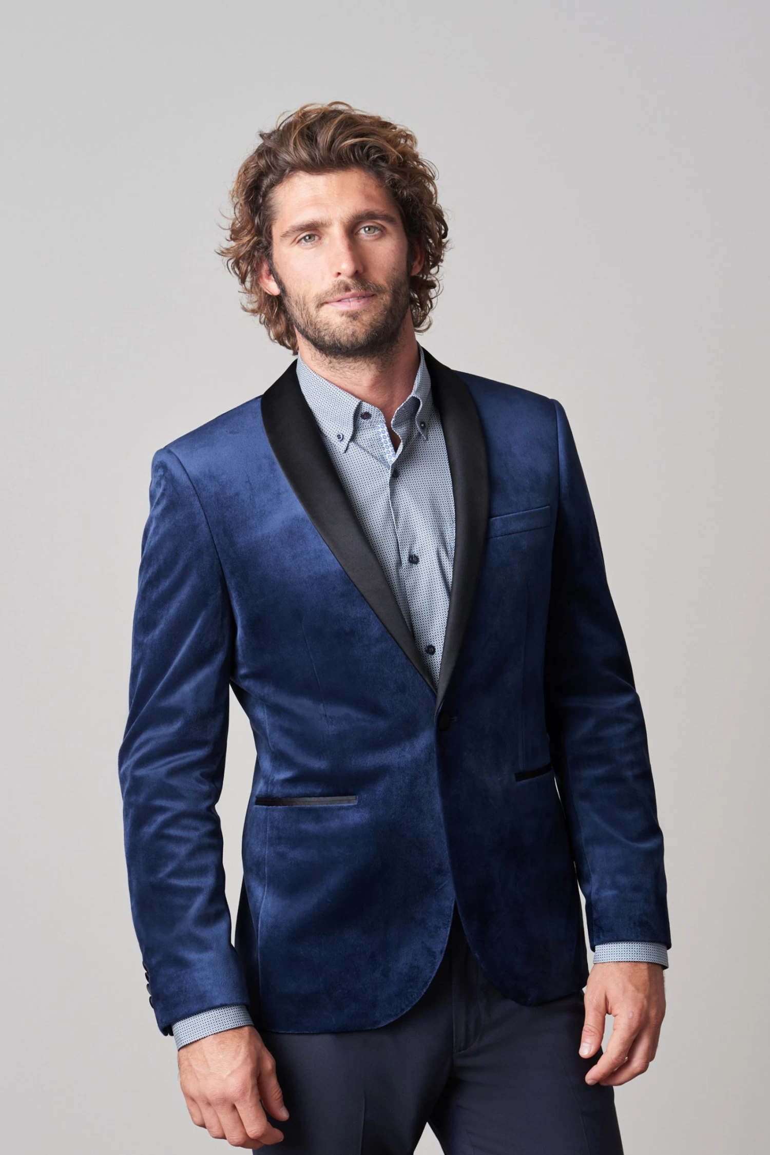 Next Slim Fit Velvet Blazer 10 Next Slim Fit Velvet Blazer - Image 8