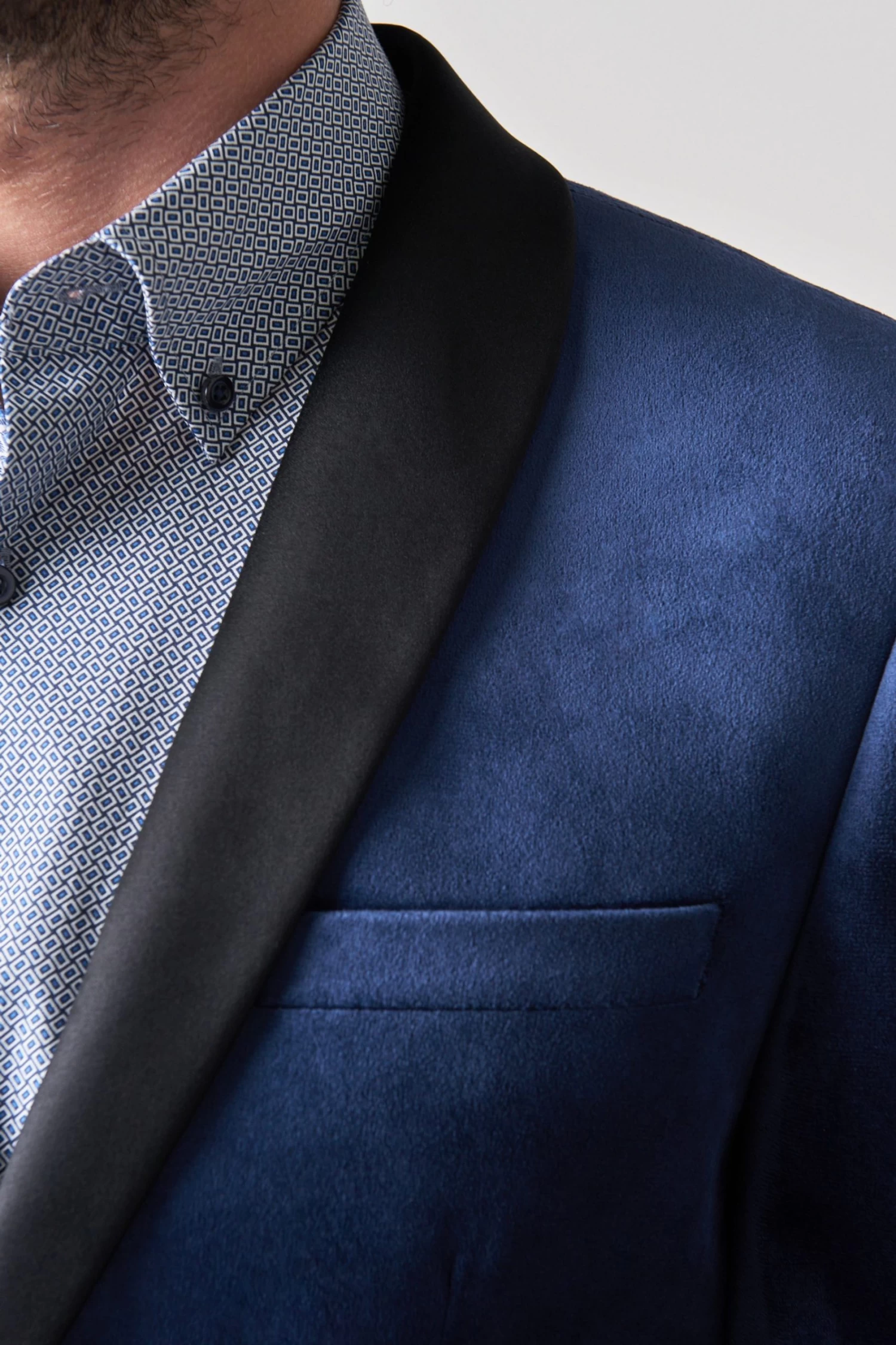 Next Slim Fit Velvet Blazer 11 Next Slim Fit Velvet Blazer - Image 9