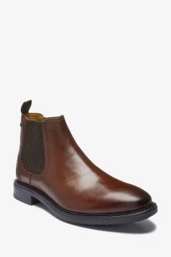 Next Brown Cleated Chelsea Boots -Fashion Men Shop T69775s2