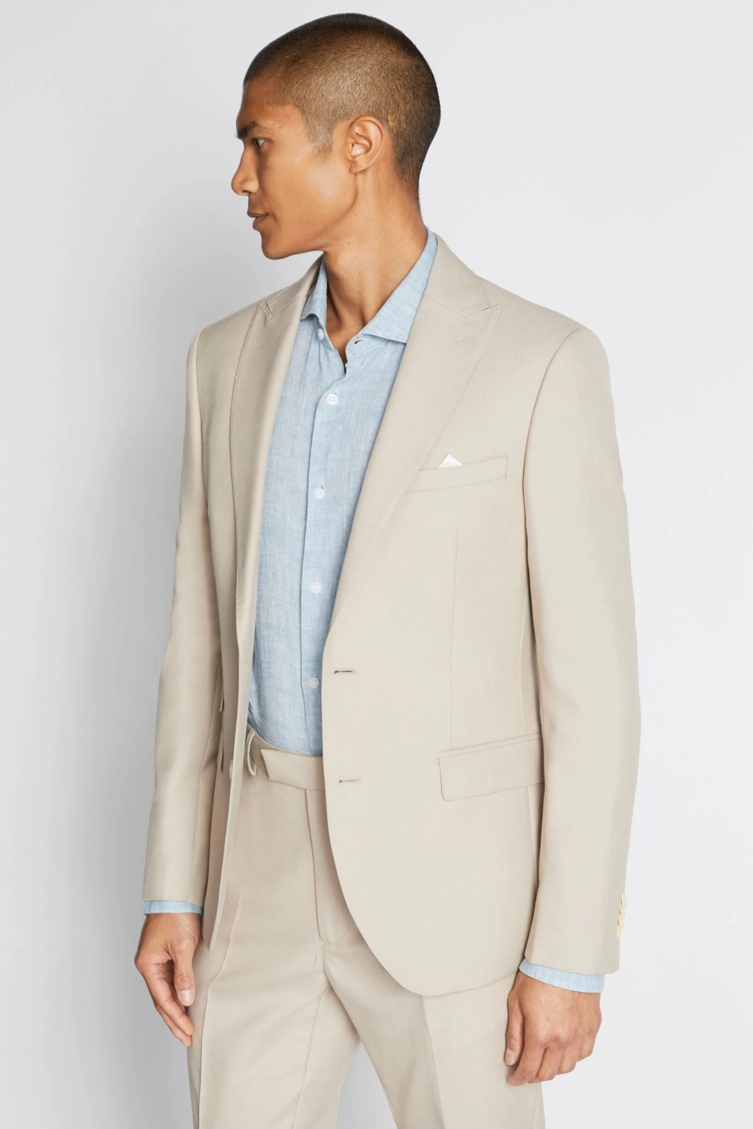 MOSS Natural Slim Fit Wool Jacket 3 MOSS Natural Slim Fit Wool Jacket