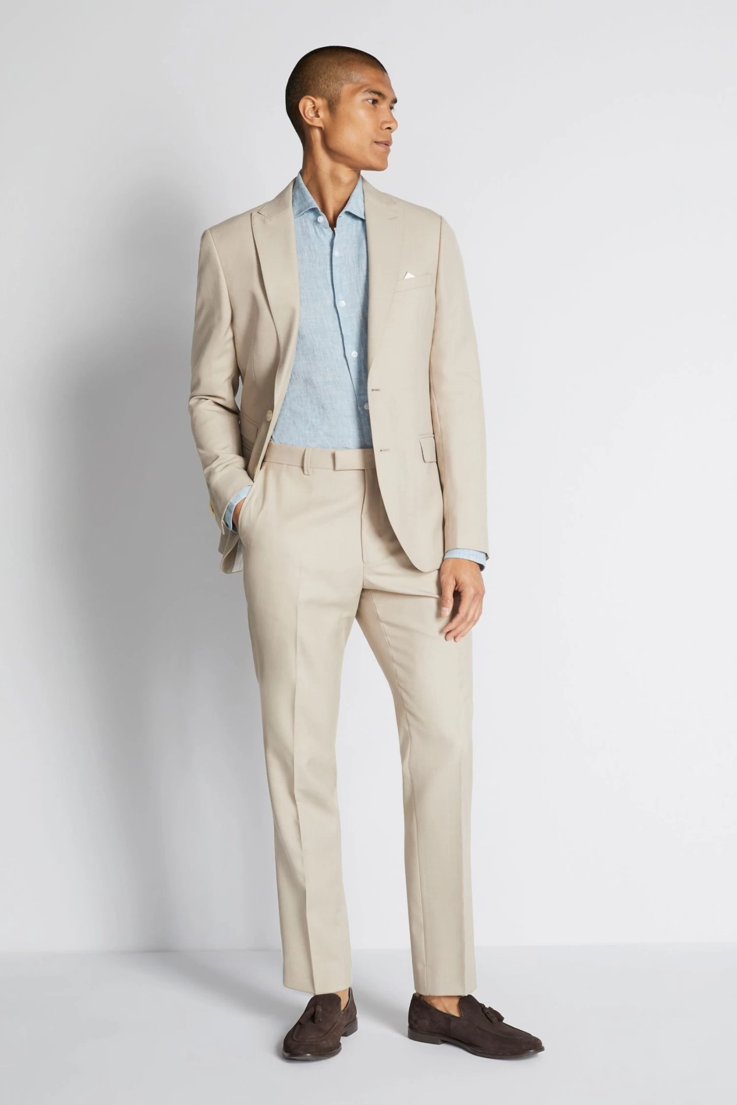 MOSS Natural Slim Fit Wool Jacket 5 MOSS Natural Slim Fit Wool Jacket - Image 3