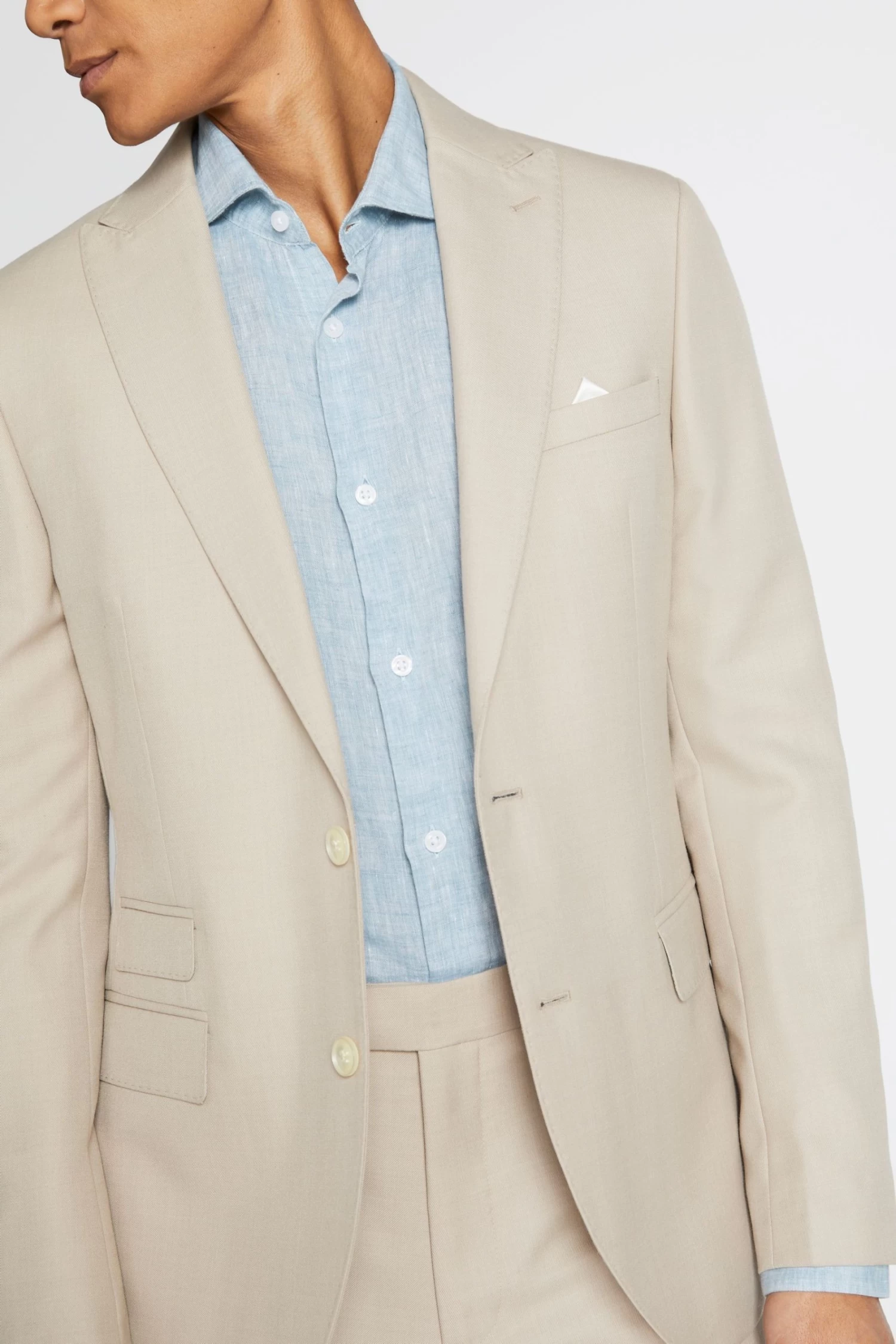 MOSS Natural Slim Fit Wool Jacket 7 MOSS Natural Slim Fit Wool Jacket - Image 5