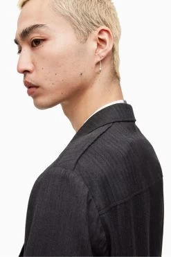 AllSaints Yakushi Grey Blazer -Fashion Men Shop T93512s4