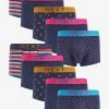 Next Hipster Boxers 10 Pack -Fashion Men Shop T96352s