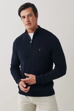Next Chunky Cable Jumper -Fashion Men Shop T98 821s3