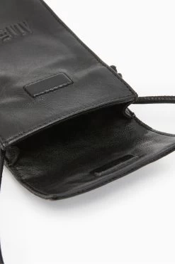 AllSaints Blank Oppose Leather Pouch -Fashion Men Shop U04880s3