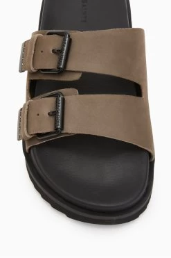 AllSaints Ash Grey Sandals -Fashion Men Shop U04941s4