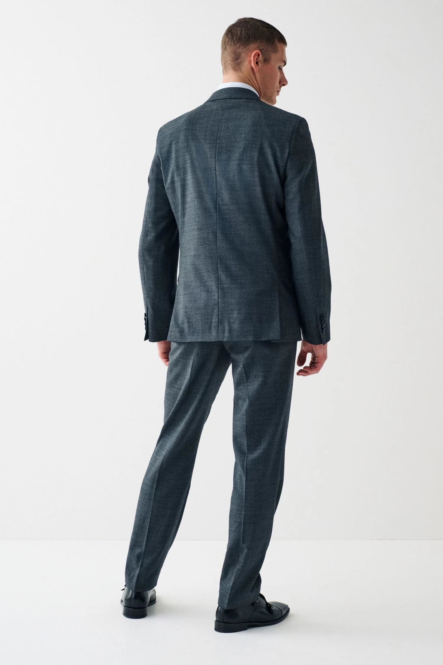 Next Wool Blend Textured Suit: Jacket 6 Next Wool Blend Textured Suit: Jacket - Image 4