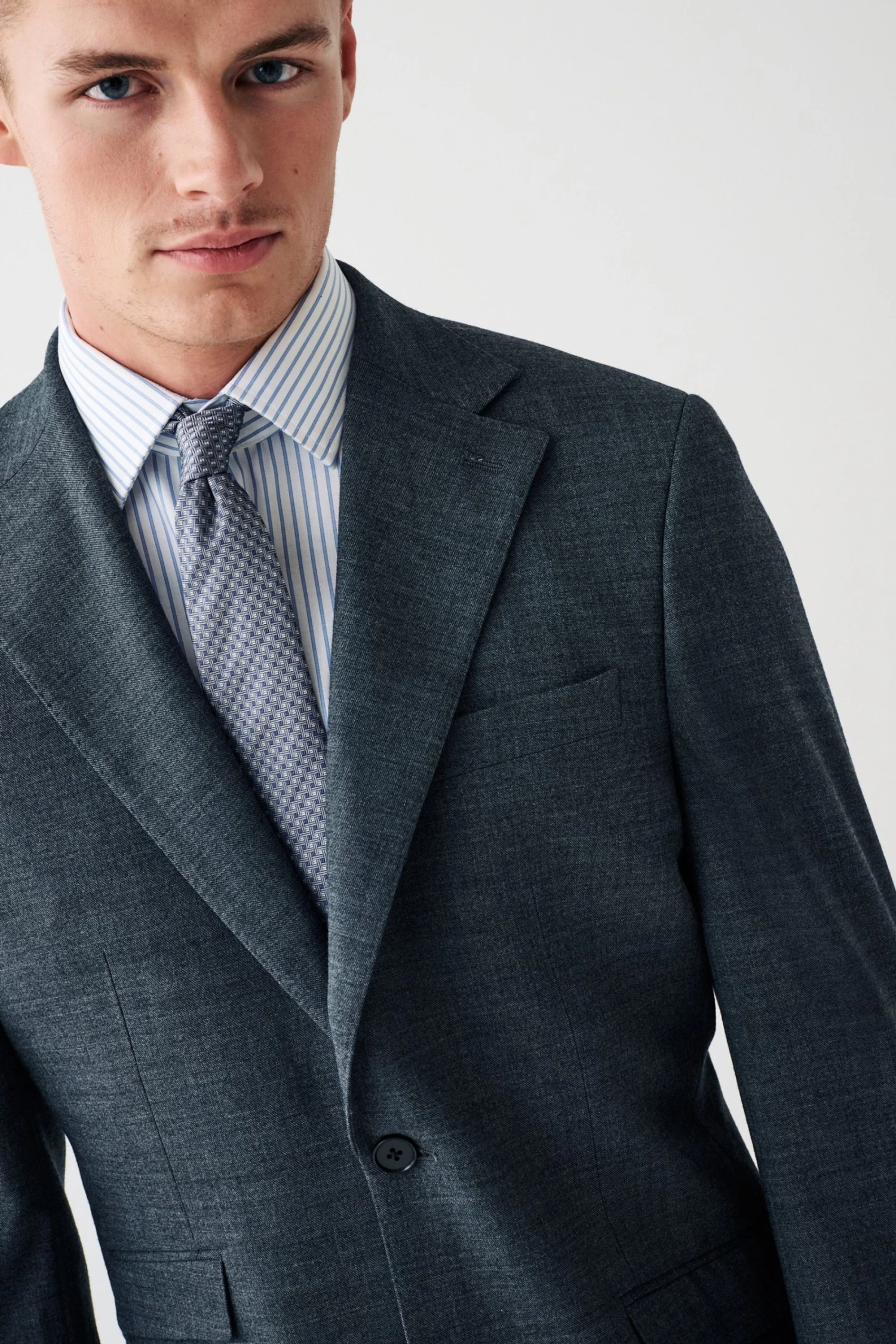 Next Wool Blend Textured Suit: Jacket 10 Next Wool Blend Textured Suit: Jacket - Image 8