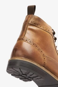 Next Tan Brown Modern Heritage Brogue Boots -Fashion Men Shop U17249s5