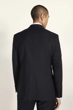MOSS Performance Tailored Fit Black Suit: Jacket -Fashion Men Shop U22 501s3