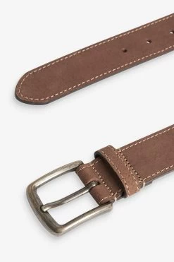 Next Brown Oily Leather Belt -Fashion Men Shop U25327s3